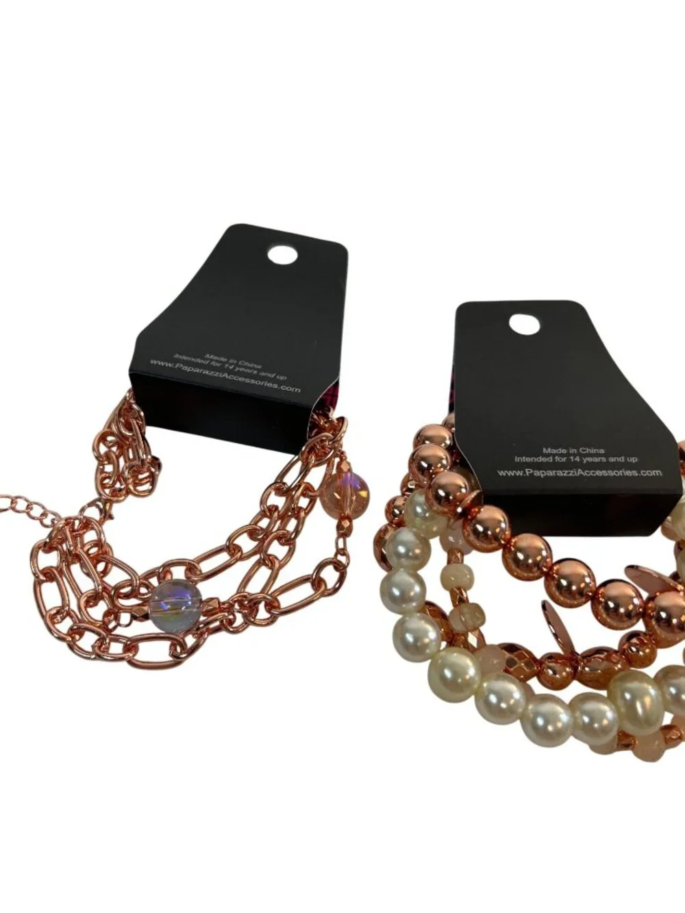 Paparazzi Womens Fashion Jewelry Dawn Copper Bracelets Set of 2 NWT